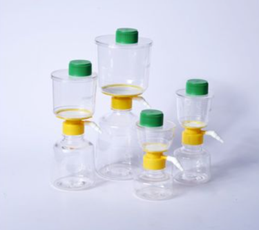 Bottle top filtration unit